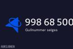 Gullnummer: 998 68 500 