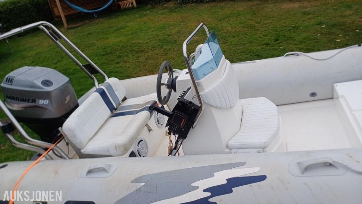 2012 Båt - 15 fot Rib - Arimar 470 med Mariner 90HK