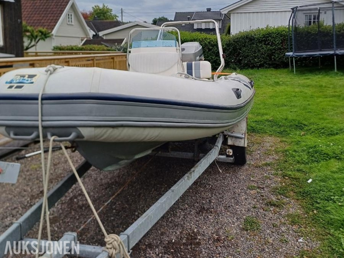 2012 Båt - 15 fot Rib - Arimar 470 med Mariner 90HK