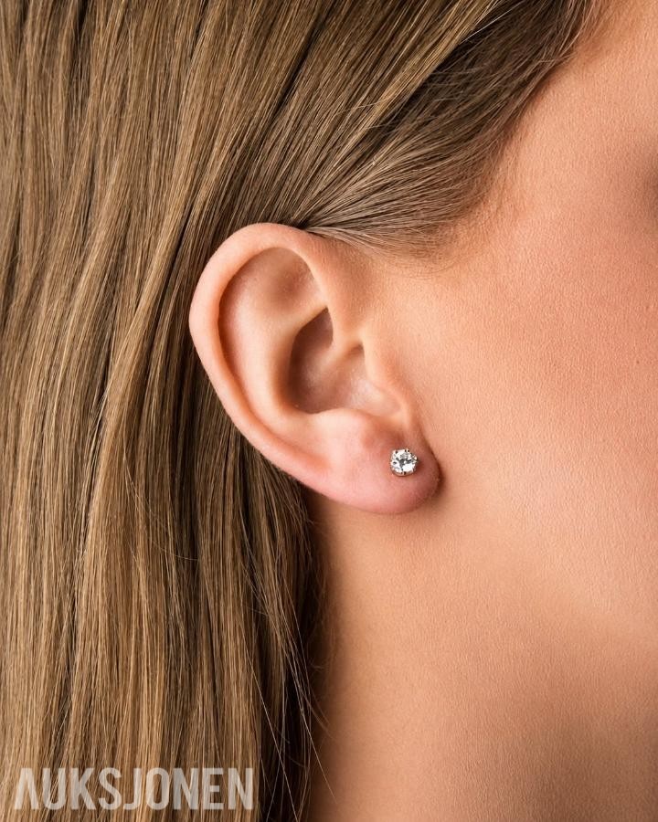 Elegance Diamantøredobber 0.60ct - Naturlige Diamanter