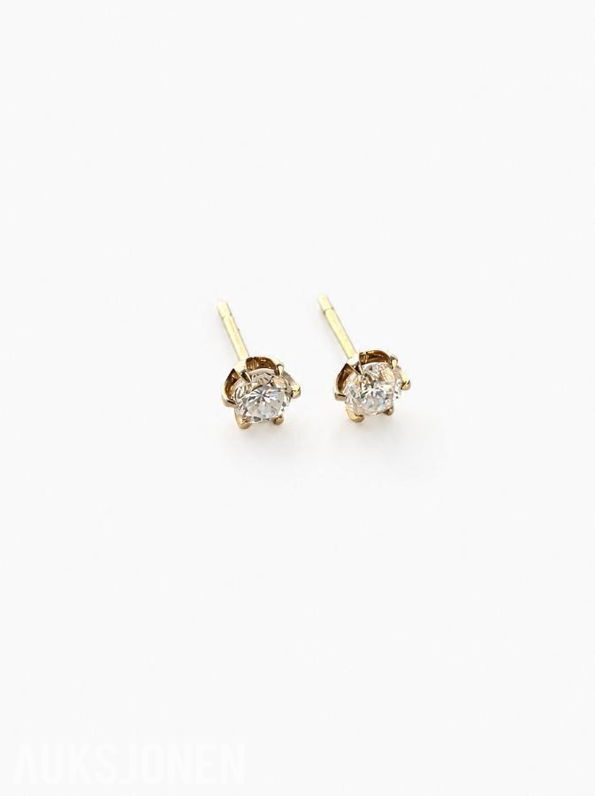 Elegance Diamantøredobber 0.60ct - Naturlige Diamanter