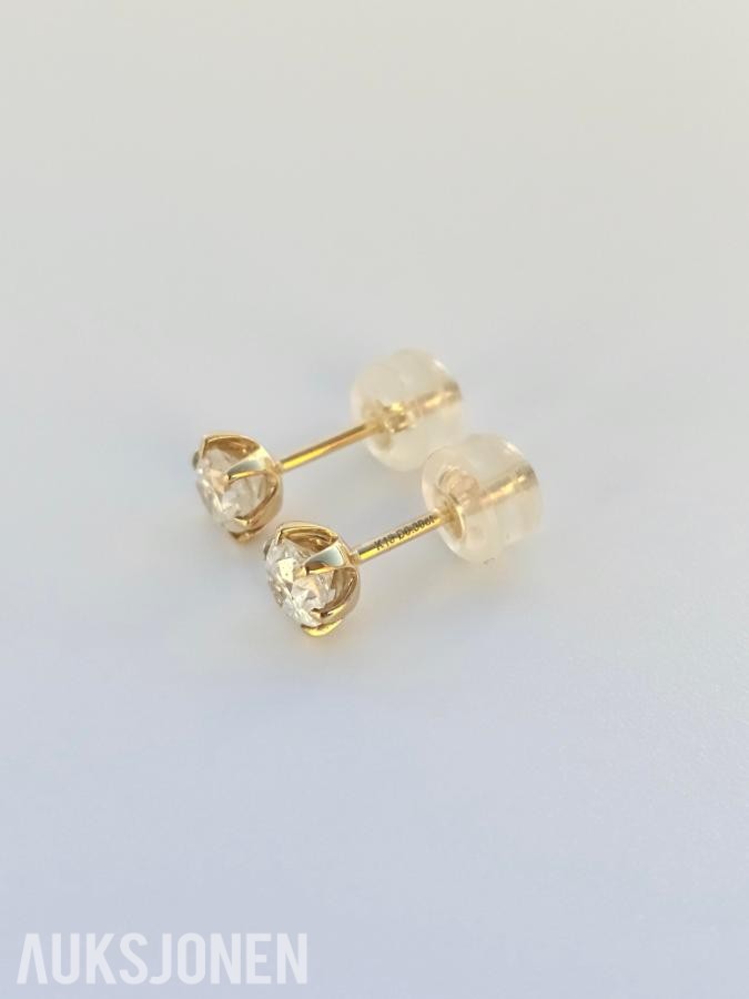 Elegance Diamantøredobber 0.60ct - Naturlige Diamanter