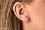 Elegance Diamantøredobber 0.60ct - Naturlige Diamanter