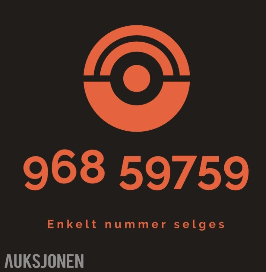 Enkelt nr: 968 59759 