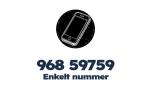 Enkelt nr: 968 59759 