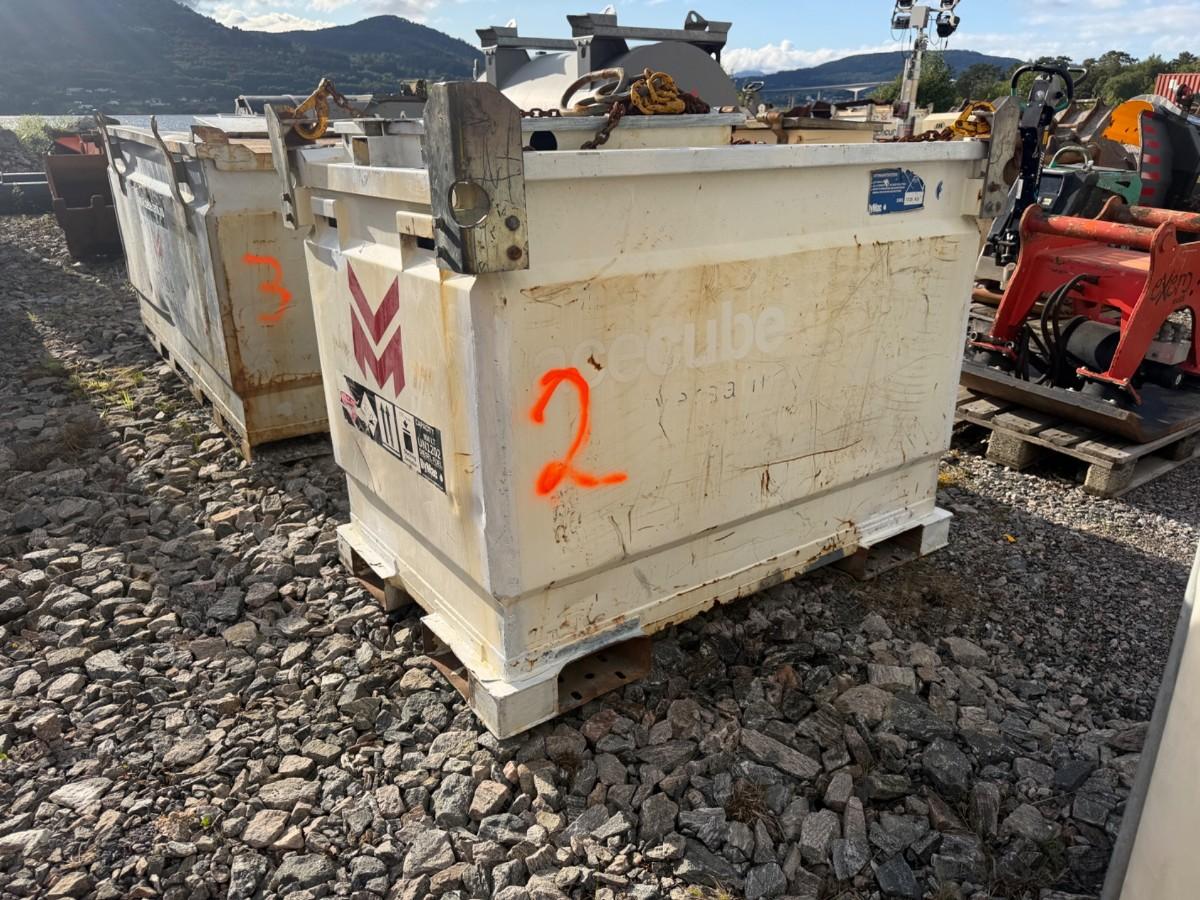 DyMac 950 liter transportabel dieseltank / drivstofftank – UN1202