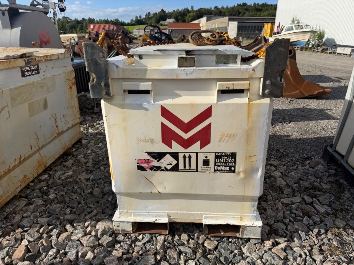 DyMac 950 liter transportabel dieseltank / drivstofftank – UN1202