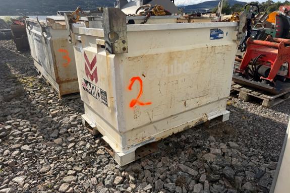 DyMac 950 liter transportabel dieseltank / drivstofftank – UN1202