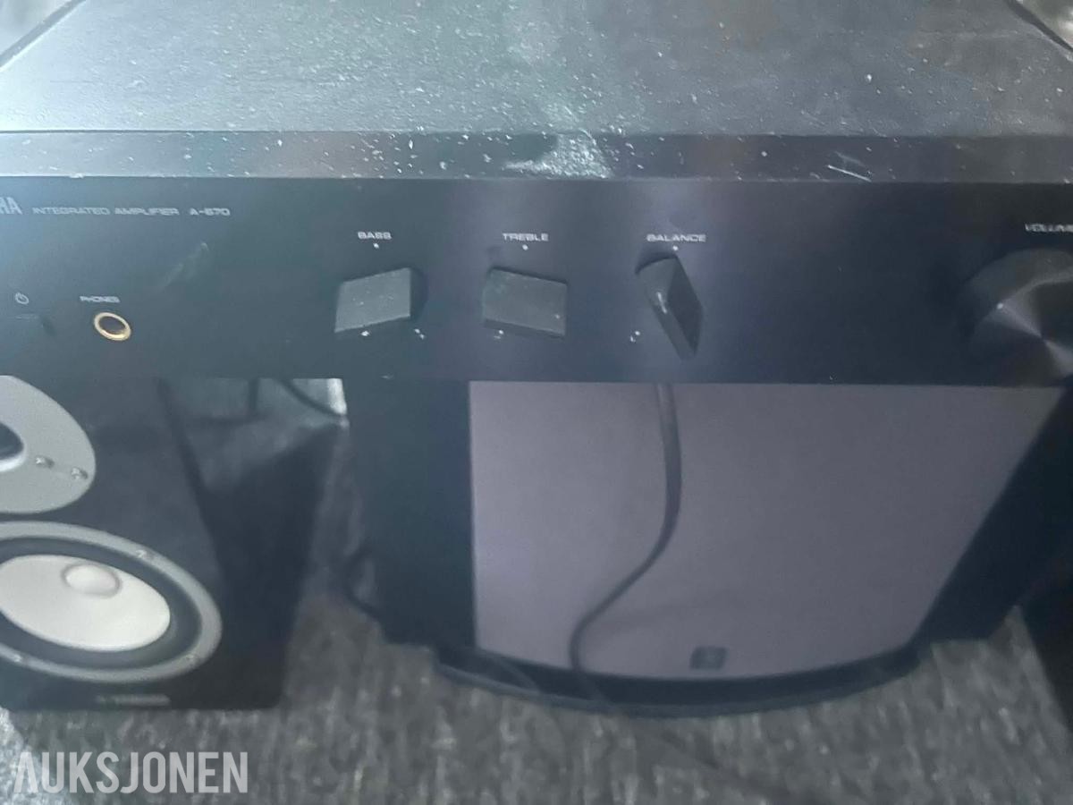 Yamaha høyttalere med subwoofer NO A-670