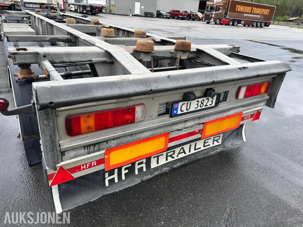 2017 Hfr 3 Axle Full Trailer containerhenger 28000 kg totalvekt