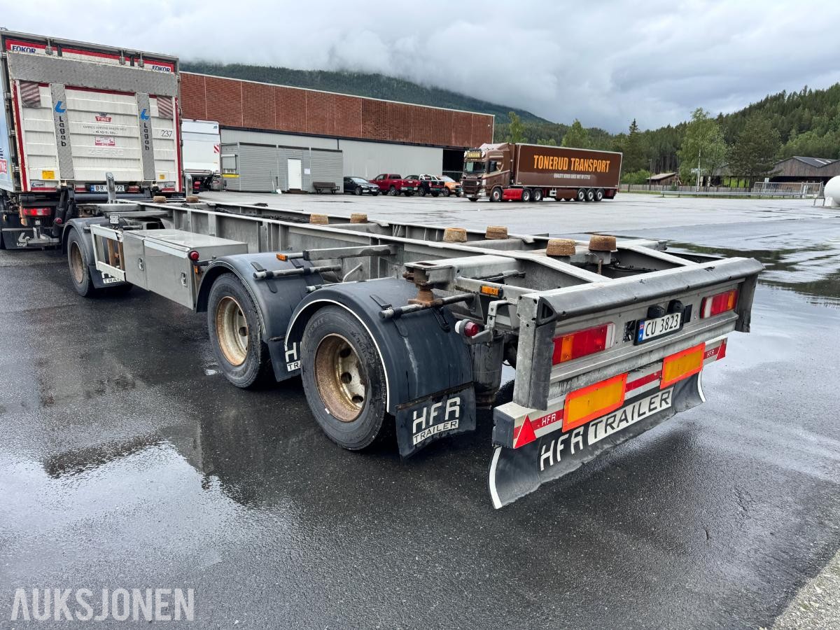 2017 Hfr 3 Axle Full Trailer containerhenger 28000 kg totalvekt