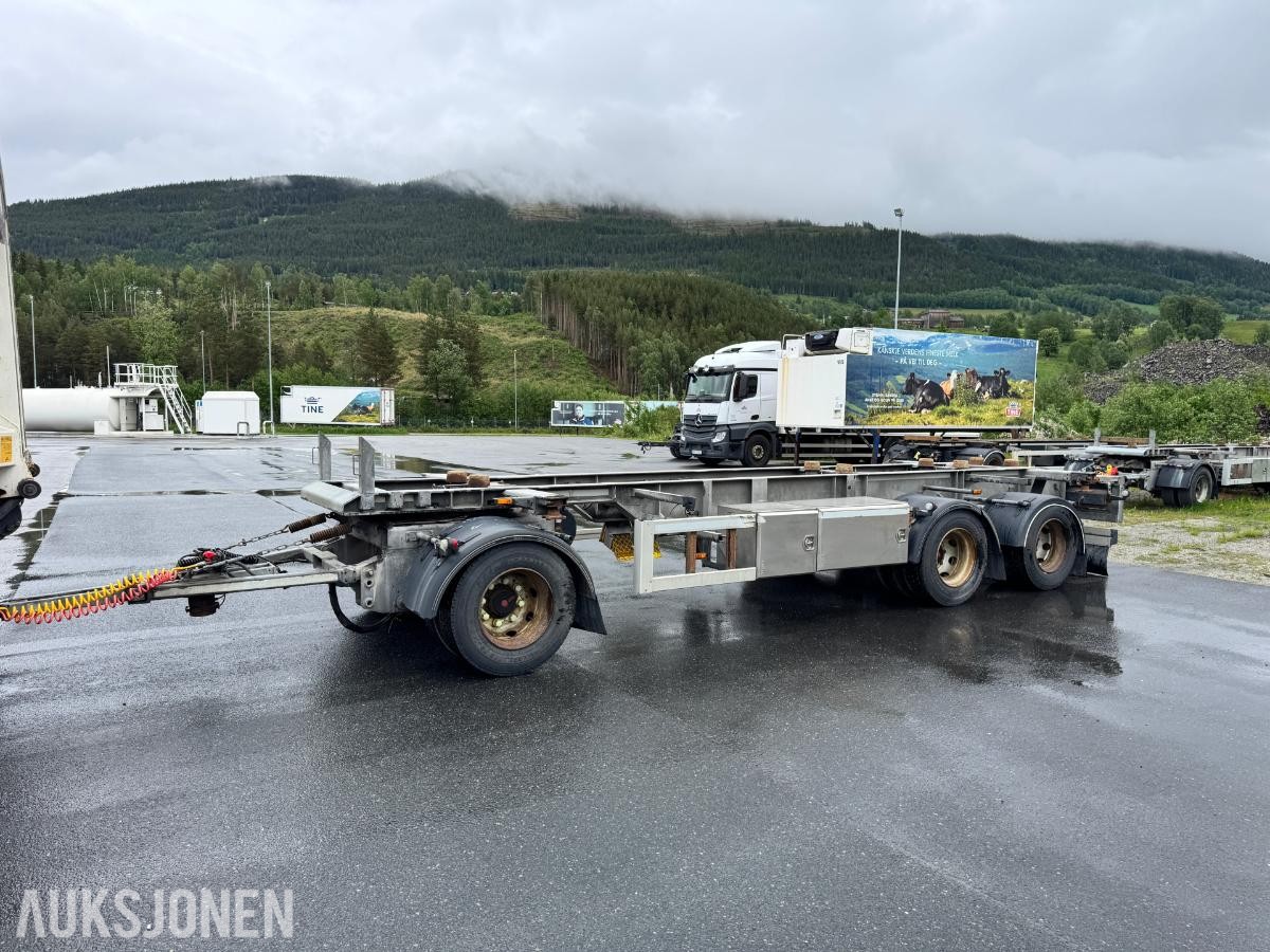 2017 Hfr 3 Axle Full Trailer containerhenger 28000 kg totalvekt