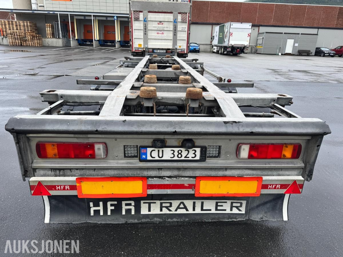 2017 Hfr 3 Axle Full Trailer containerhenger 28000 kg totalvekt