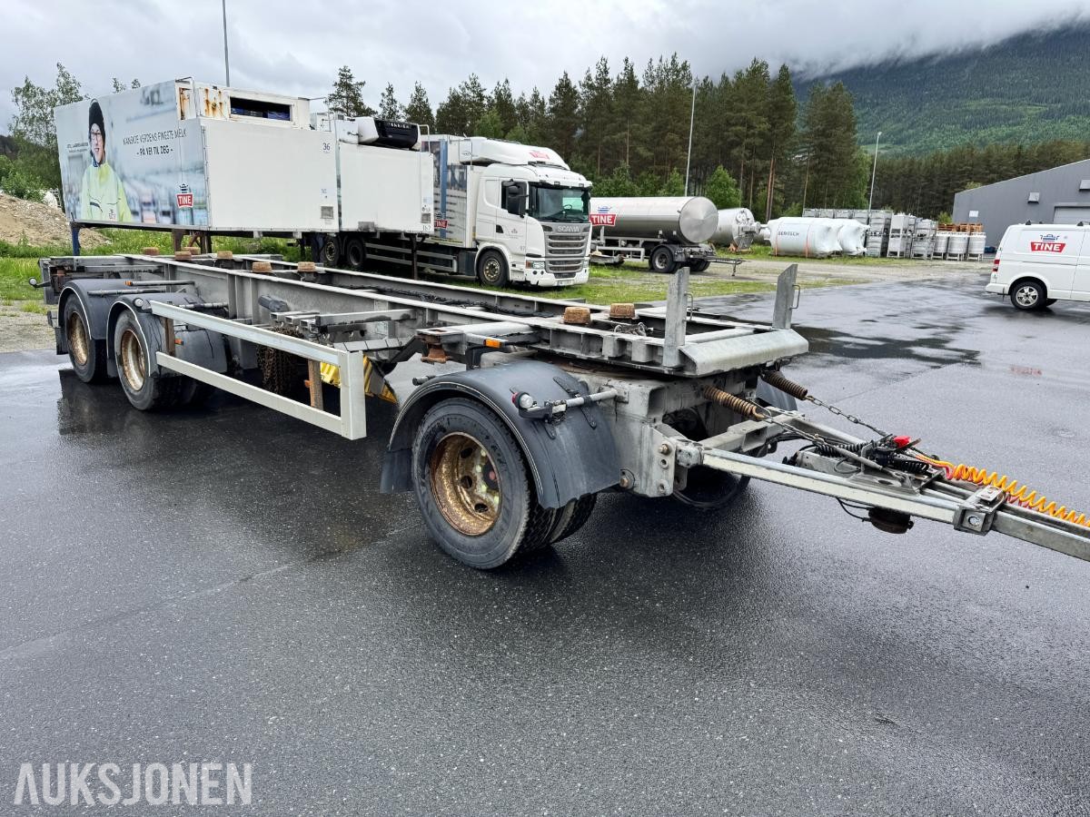 2017 Hfr 3 Axle Full Trailer containerhenger 28000 kg totalvekt