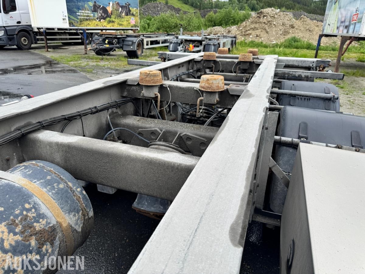 2017 Hfr 3 Axle Full Trailer containerhenger 28000 kg totalvekt