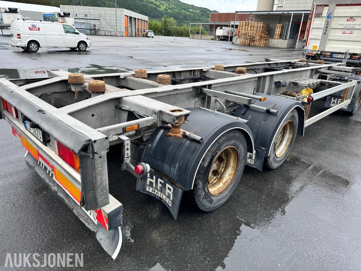 2017 Hfr 3 Axle Full Trailer containerhenger 28000 kg totalvekt