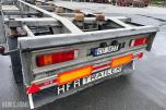 2017 Hfr 3 Axle Full Trailer containerhenger 28000 kg totalvekt