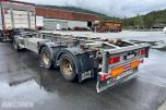 2017 Hfr 3 Axle Full Trailer containerhenger 28000 kg totalvekt