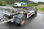 2017 Hfr 3 Axle Full Trailer containerhenger 28000 kg totalvekt