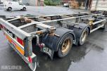 2017 Hfr 3 Axle Full Trailer containerhenger 28000 kg totalvekt