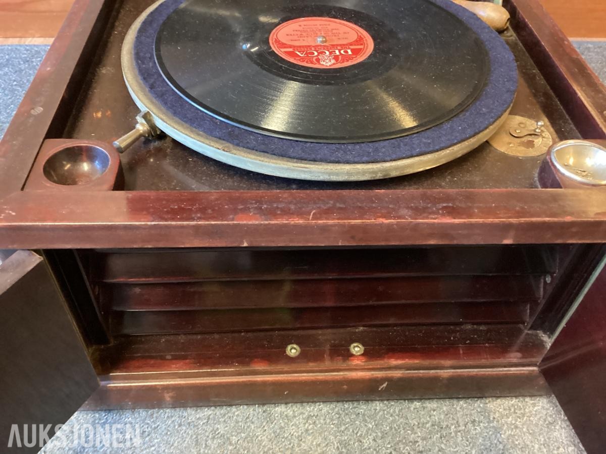 1900 Gammel sveivegramofon