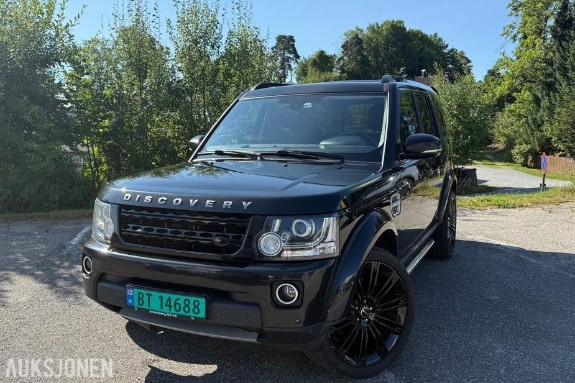 2015 Land Rover Discovery 3,0 Diesel 4WD, Automat, Hengerfeste, Skinninteriør, S+V dekk, Webasto, CarPlay, 360° Kamera, Premium lyd, God historikk, EU OK 06.2028