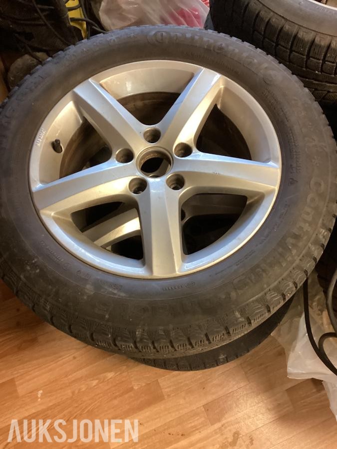 2010 Wv Beetle Vinterhjul - Continental 215/60 -16 ET 42