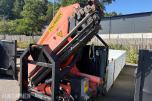 Krokflak med montert Palfinger PK 26002-EH lastebilkran.