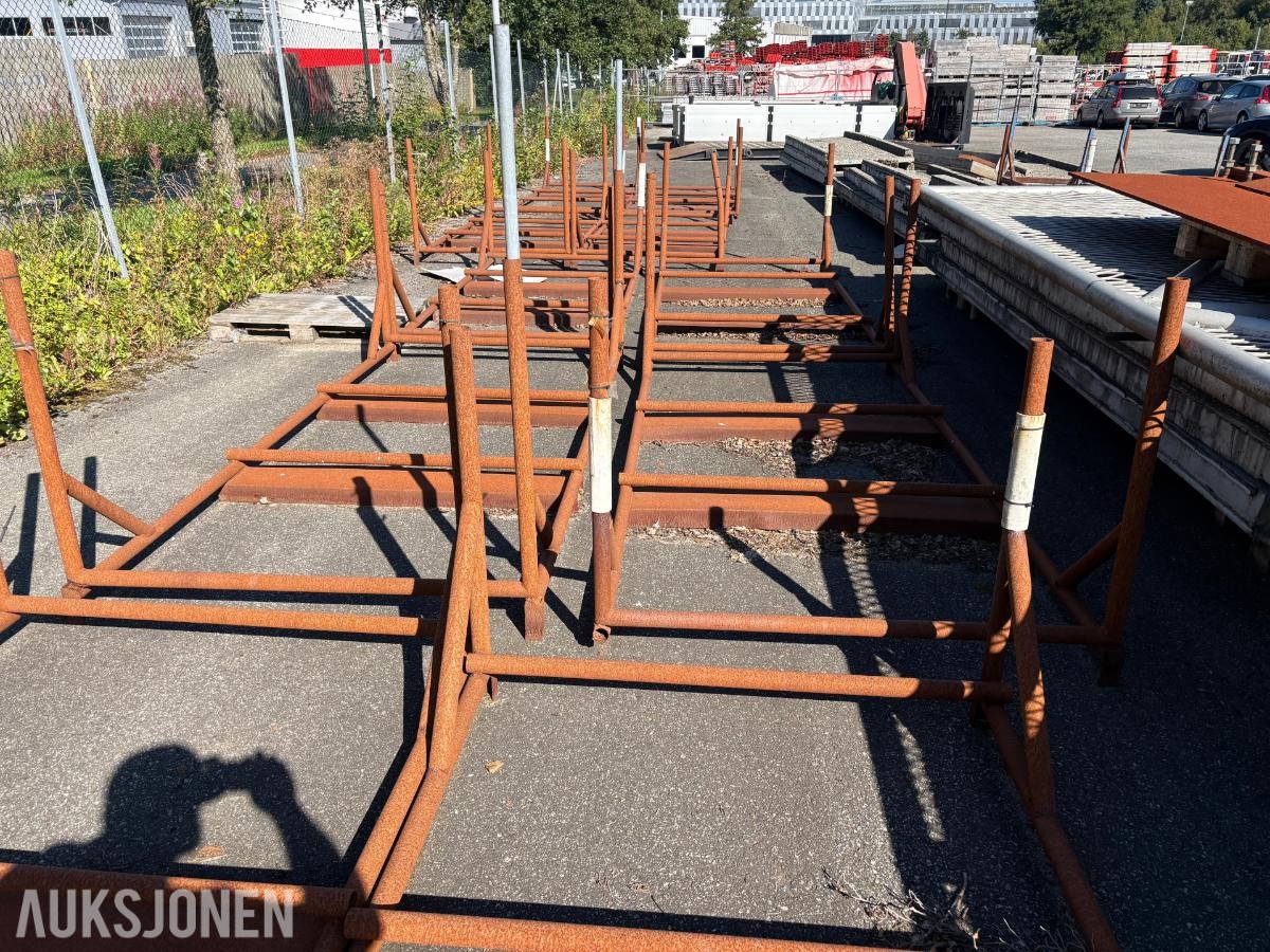lager og transportstativer i stål