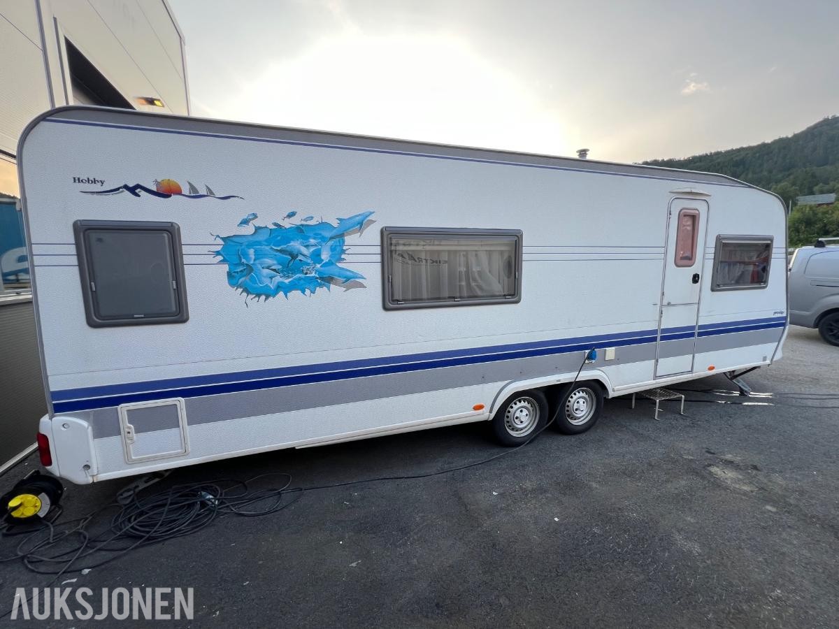 2006 Hobby Prestige campingvogn varmekabler trumavifte