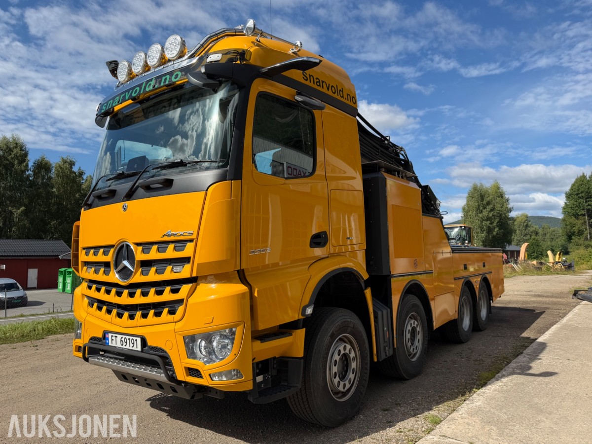 2021 mod Mercedes-Benz Actos 3254. Spesialbygget lastebil for kantklipp. *Eneste i verden*