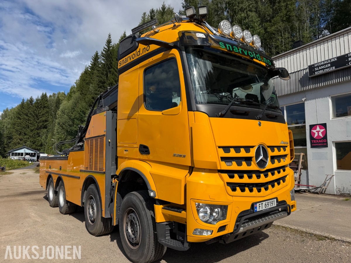 2021 mod Mercedes-Benz Actos 3254. Spesialbygget lastebil for kantklipp. *Eneste i verden*