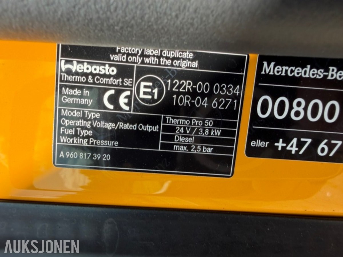 2021 mod Mercedes-Benz Actos 3254. Spesialbygget lastebil for kantklipp. *Eneste i verden*
