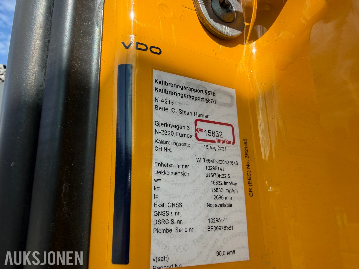 2021 mod Mercedes-Benz Actos 3254. Spesialbygget lastebil for kantklipp. *Eneste i verden*