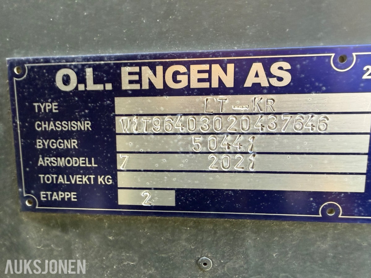 2021 mod Mercedes-Benz Actos 3254. Spesialbygget lastebil for kantklipp. *Eneste i verden*