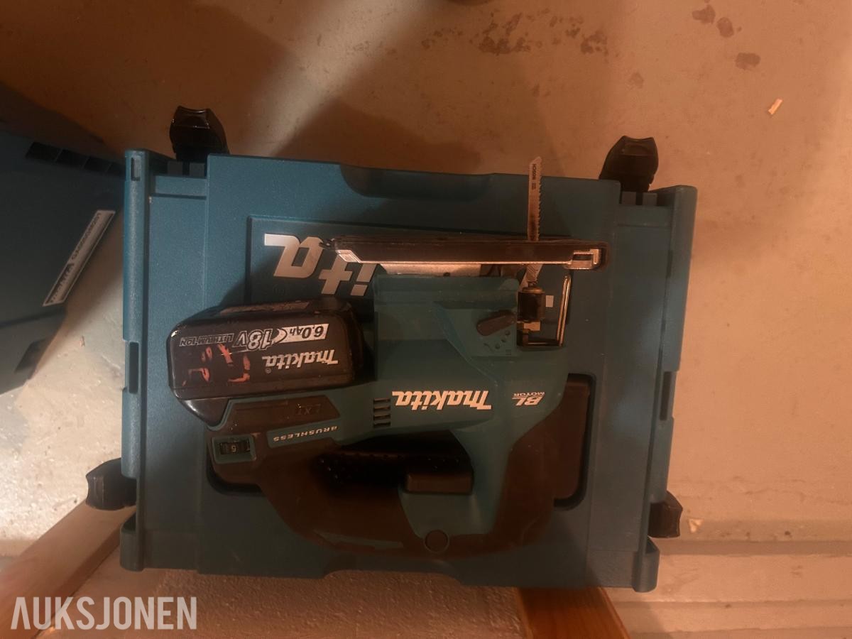 VERKTØYPAKKE Makita Drill, sirkelsag, multi, stikksag, Gipsheis