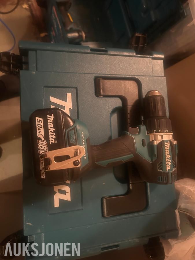 VERKTØYPAKKE Makita Drill, sirkelsag, multi, stikksag, Gipsheis