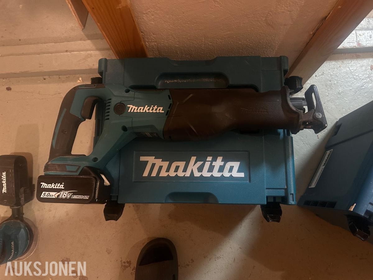 VERKTØYPAKKE Makita Drill, sirkelsag, multi, stikksag, Gipsheis
