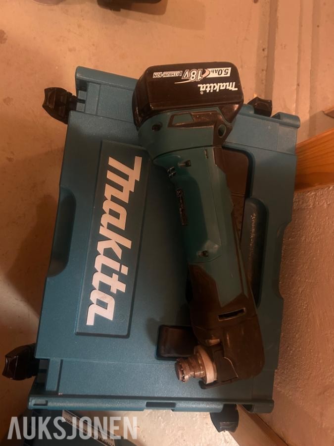 VERKTØYPAKKE Makita Drill, sirkelsag, multi, stikksag, Gipsheis