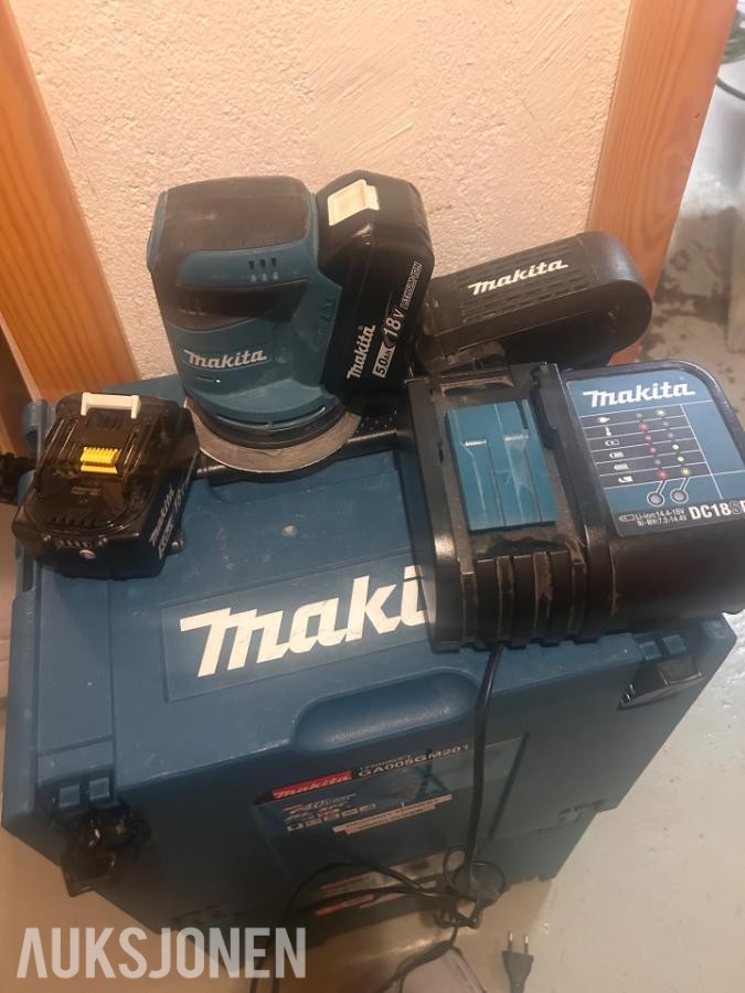 VERKTØYPAKKE Makita Drill, sirkelsag, multi, stikksag, Gipsheis