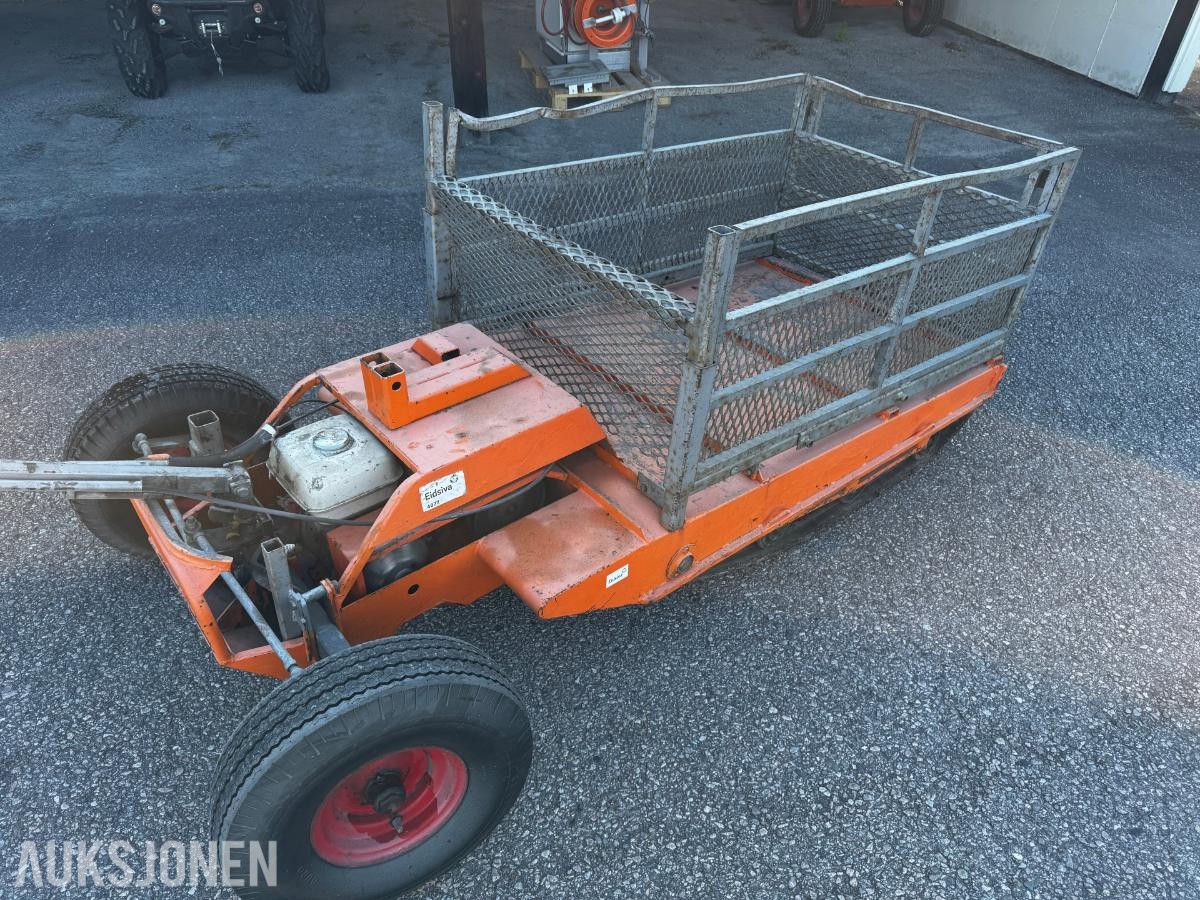 Combitrac med Honda bensinmotor og lastegrind