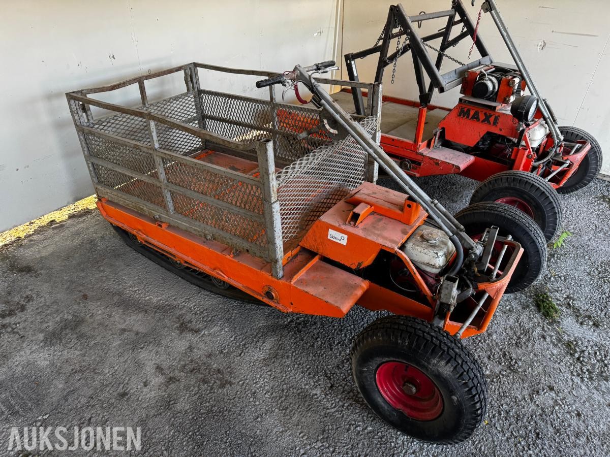Combitrac med Honda bensinmotor og lastegrind