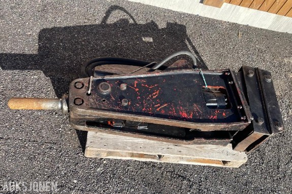 2008 Rammer S2 hydraulisk pigghammer til gravemaskin. For gravemaskiner 5 til 8,5 tonn med kombifeste S50.