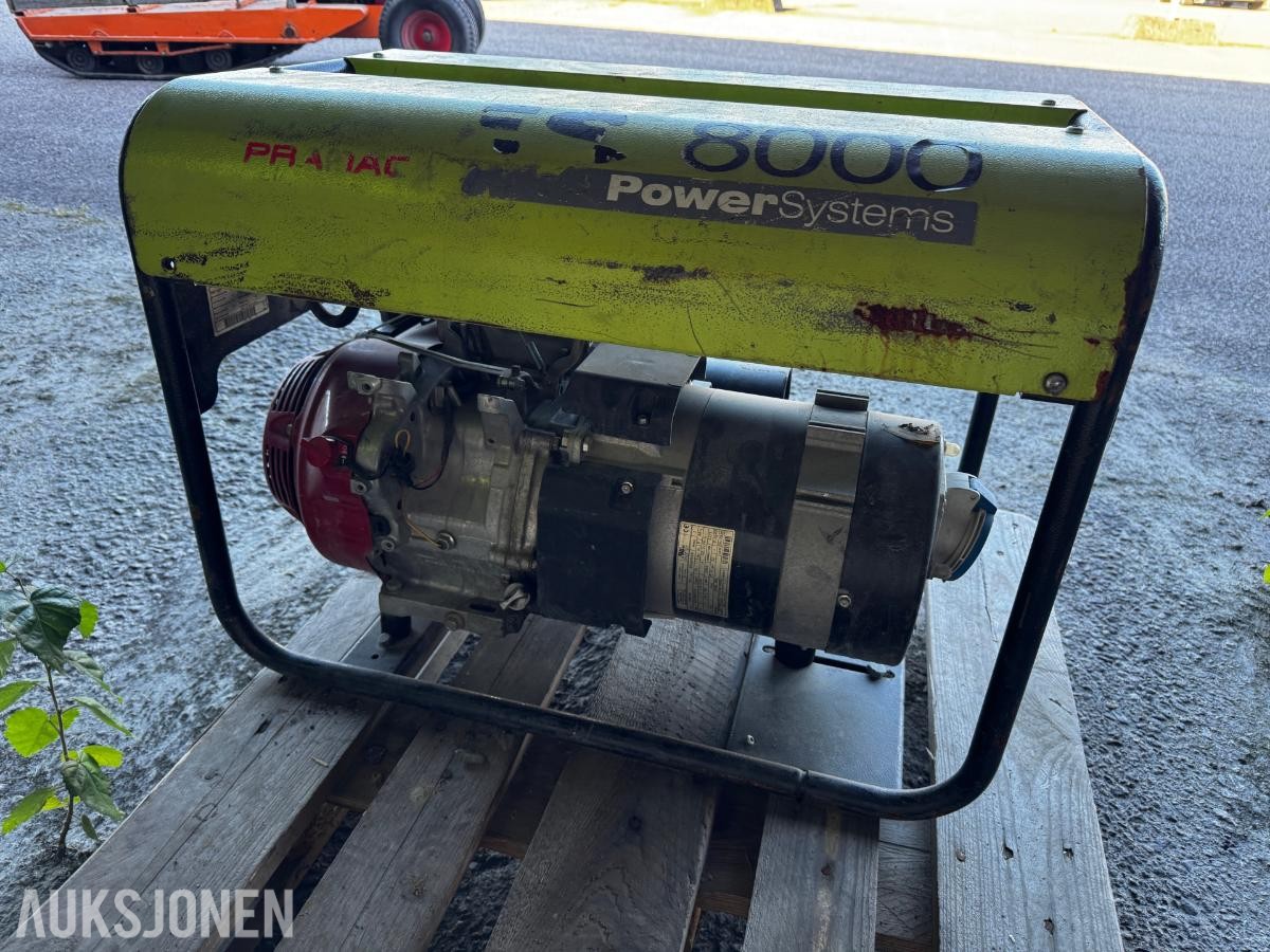 2019 Prama ES8000 aggregat 230 volt 