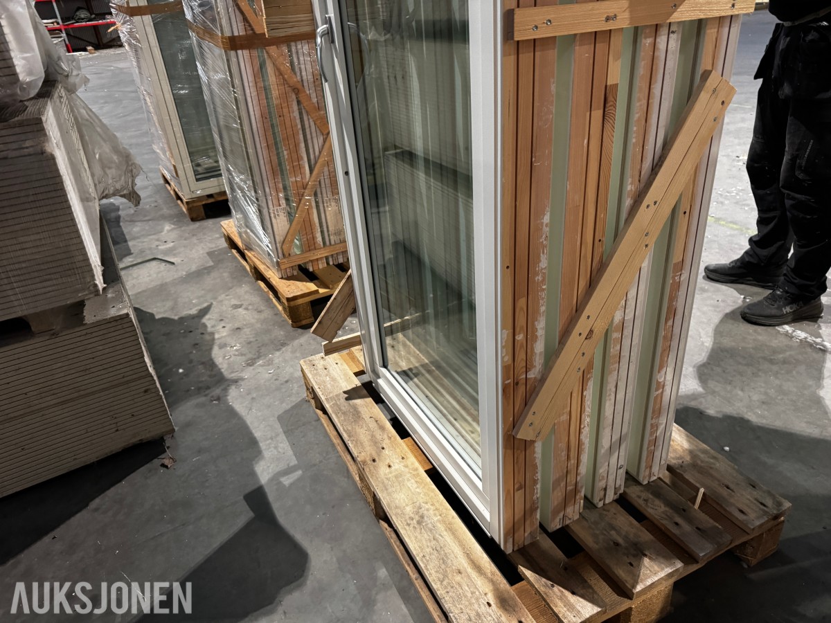 4 stk Norgesvinduer 3-lags energiglass åpningsbare