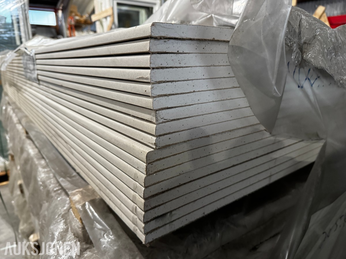 2 pakker Norgips brannplate 15,3x1200x2400 mm