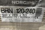 2 pakker Norgips brannplate 15,3x1200x2400 mm