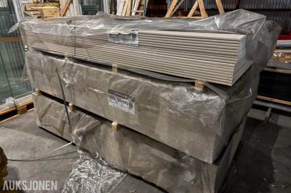 2 pakker Norgips brannplate 15,3x1200x2400 mm
