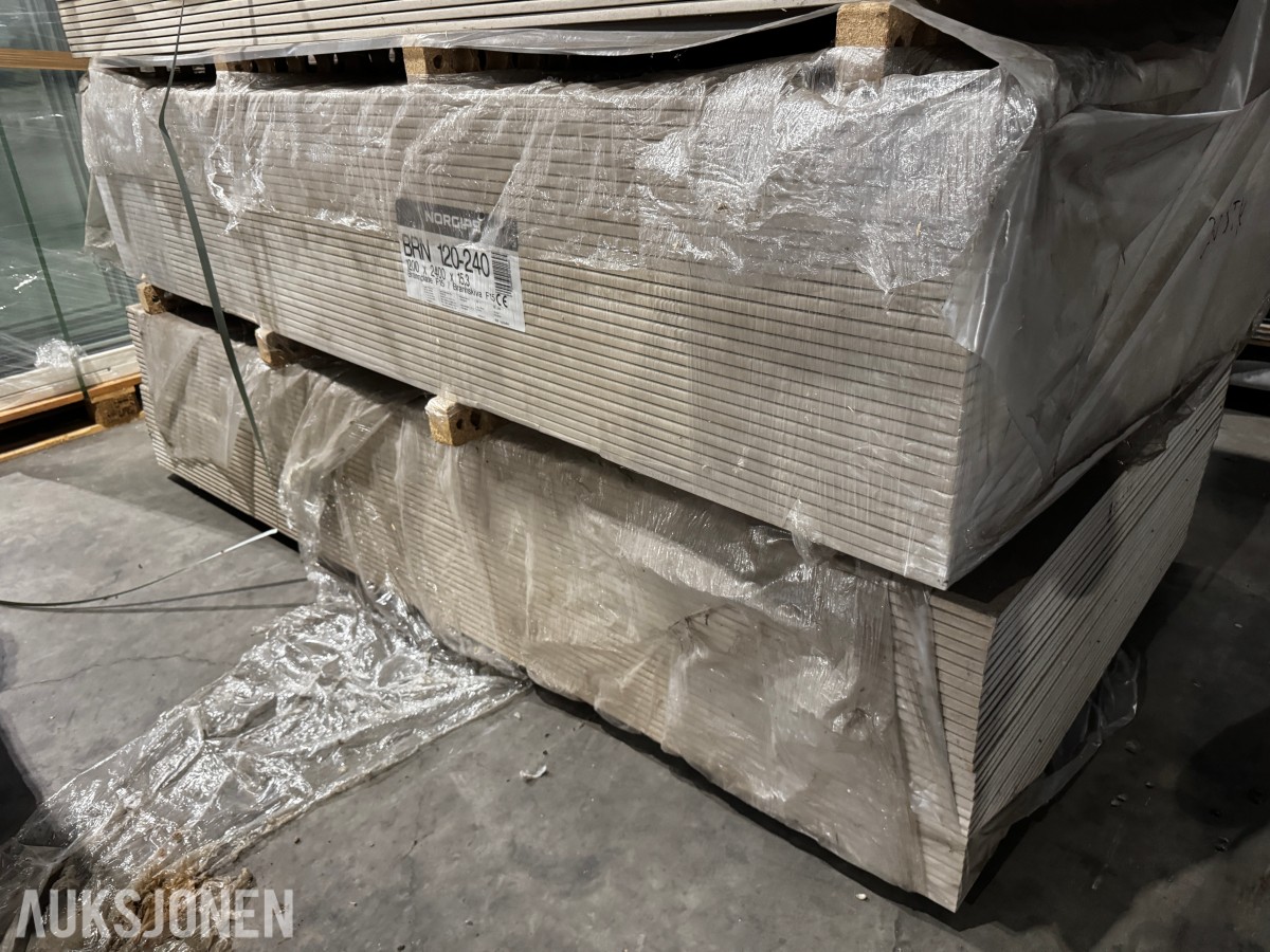 1 pakke Norgips brannplate 15,3x1200x2400 mm