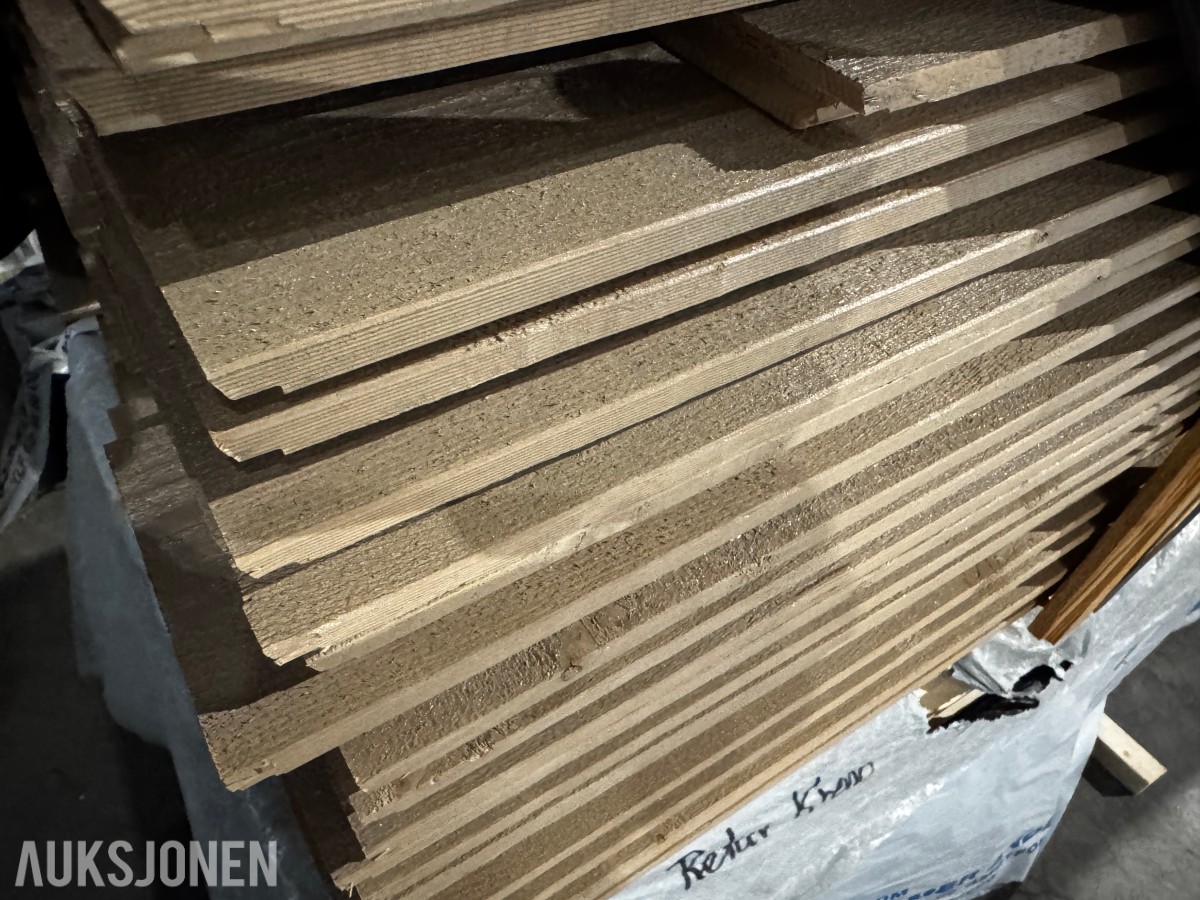 2 pakker kledning dobbeltfals 19x148 mm 1068 meter
